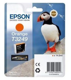 Картридж струйный Epson T3249 C13T32494010 оранжевый (14мл) для Epson SureColor SC-P400