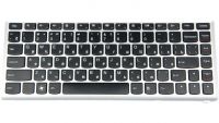 Клавиатура для ноутбука Lenovo IdeaPad U410, RU, Silver frame/ Black key
