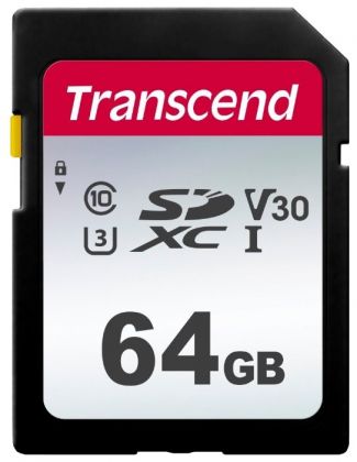 Карта памяти Transcend 64GB SDXC Class 10 UHS-I U3 R95, W45MB/s