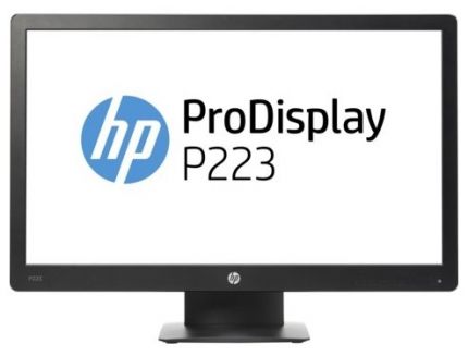Монитор HP 21.5" ProDisplay P223 черный TN+film LED 5ms 16:9 DVI матовая 250cd 178гр/178гр 1920x1080 D-Sub DisplayPort FHD 3.5кг