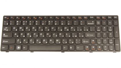 Клавиатура для ноутбука Lenovo IdeaPad V570/ B570/ B575 RU, Black