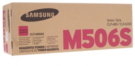 Картридж Samsung CLT-M506S SU316A пурпурный (1500стр.) для Samsung CLP-680/CLX-6260