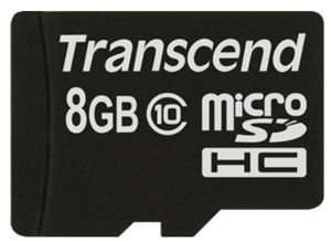 Карта памяти Transcend 8GB microSDHC Card Class 10 (SD 2.0) no adapter