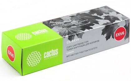 Картридж Cactus CS-EXV6 черный для Canon NP7160/ 7161/ 7162/ 7164/ 7210/ 7214 (7600стр.)