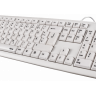 Клавиатура Hama Verano белый USB