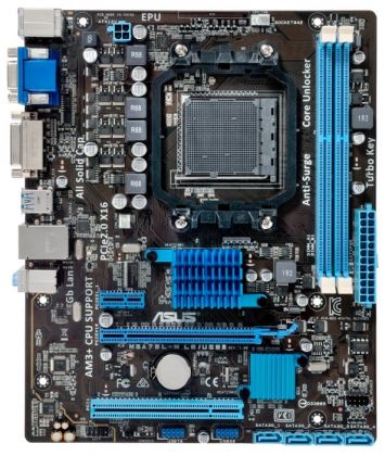 Материнская плата Asus M5A78L-M LE/USB3 Soc-AM3+ AMD 760G 2xDDR3 mATX AC`97 8ch(7.1) GbLAN RAID RAID1 RAID10+VGA+DVI