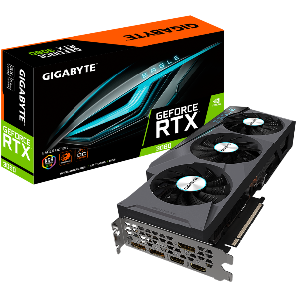 Видеокарта Gigabyte GeForce RTX 3080 EAGLE OC 10G