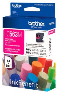 Картридж Brother LC-563M с пурпурными чернилами (до 600 страниц формата A4) для MFC-J2510