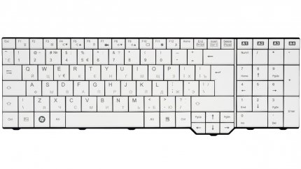 Клавиатура для ноутбука Fujitsu-Siemens Amilo XA3520/ XA3530/ PI3625/ LI3910/ XI3650 RU, White