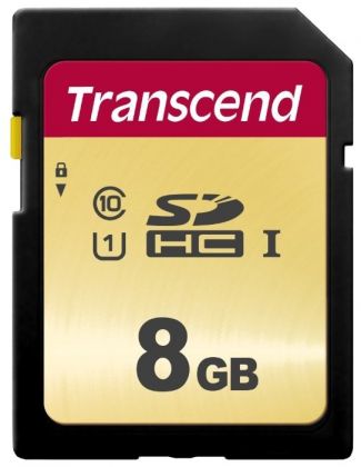 Карта памяти Transcend 8GB SDHC Class 10 UHS-I U1 V30 R95, W60MB/s