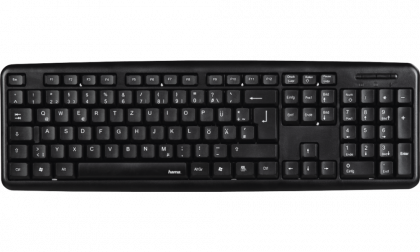 Клавиатура Hama Verano черный USB