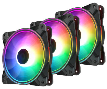 Комплект вентиляторов Deepcool CF120 PLUS (3 IN 1) RGB
