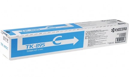 Картридж Kyocera TK-895C голубой, для FS-C8020MFP/ C8025MFP (6 000 стр)1T02K0CNL0