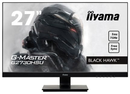 Монитор Iiyama 27" G2730HSU-B1 черный TN+film LED 1ms 16:9 DVI HDMI M/M матовая HAS Pivot 12000000:1 300cd 170гр/160гр 1920x1080 DisplayPort USB
