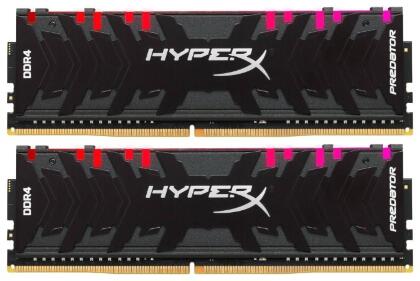 Модуль памяти Kingston 16Gb (2x8Gb) DDR4 3200MHz HyperX Predator RGB (HX432C16PB3AK2/16)