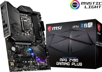 Материнская плата MSI MPG Z490 GAMING PLUS, Intel Z490, s1200, ATX