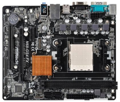 Материнская плата ASRock N68-GS4 FX R2.0, NVIDIA GeForce 7025, sAM3+, mATX