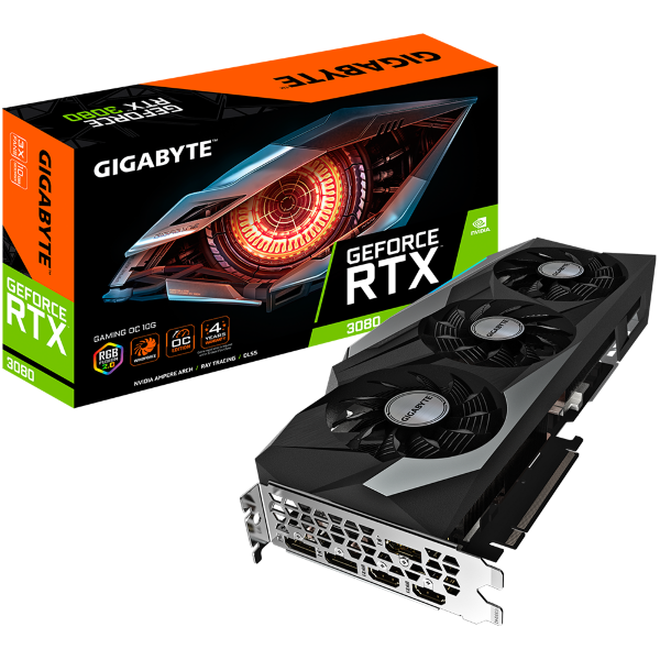 Видеокарта Gigabyte GeForce RTX 3080 GAMING OC 10G
