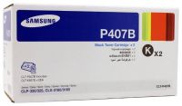 Картридж Samsung CLT-P407B SU385A черный х2уп. (1500стр.) для Samsung CLP-320/325/CLX-3185