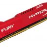 Модуль памяти Kingston 8GB 2400MHz DDR4 CL15 DIMM HyperX FURY Red