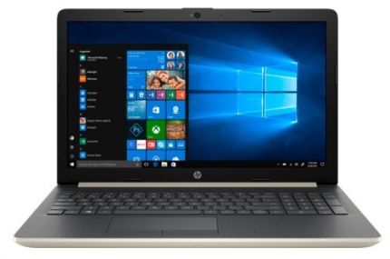 Ноутбук HP 15-da0120ur золотистый (4KH38EA)