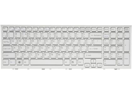Клавиатура для ноутбука Sony VPC-EL Series RU, White