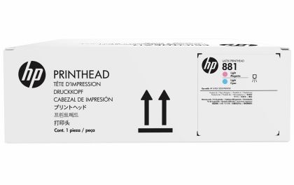 Печатающая головка HP 881 пурпурный/светло-голубой