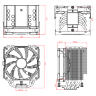 Кулер ID-COOLING SE-226-XT BLACK