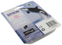 Картридж струйный Epson T7606 C13T76064010 светло-пурпурный (25.9мл) для Epson SureColor SC-P600