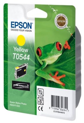 Картридж Epson T0544 Yellow для Photo R800/ R1800