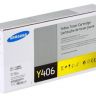 Тонер-картридж Samsung CLT-Y406S SU464A желтый (1000стр.) для Samsung CLP-360/365/CLX-3300/3305