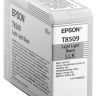 Картридж струйный Epson T8509 C13T850900 светло-серый (80мл) для Epson SureColor SC-P800