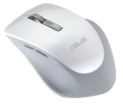 Мышь Asus WT425 белый оптическая (1600dpi) беспроводная USB2.0 для ноутбука (5but)