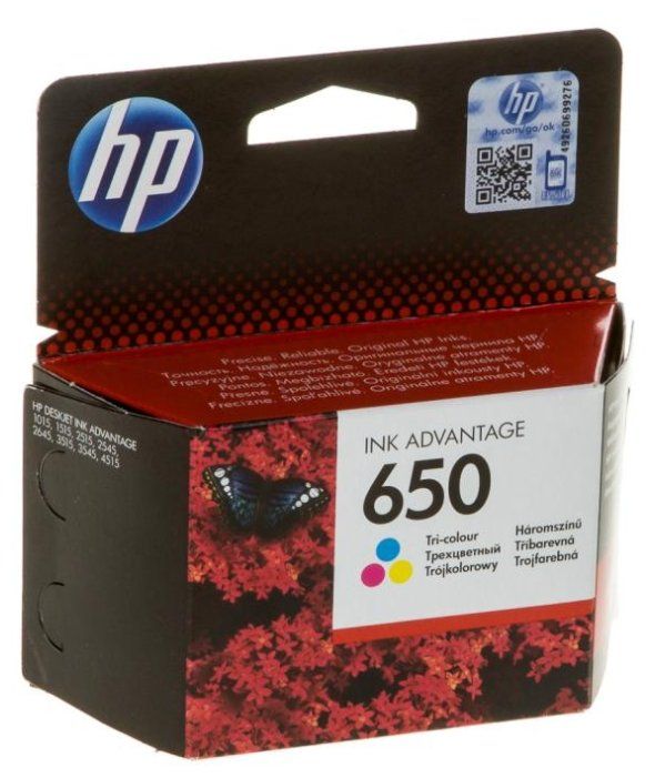 Картридж HP 650 Tri-colour для Deskjet Ink Advantage1015/1515/ 2515 ...