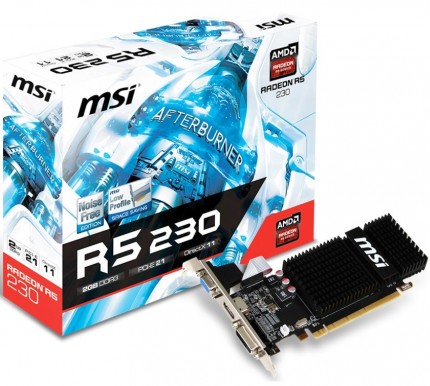 Видеокарта MSI R5 230 2GD3H LP Radeon R5 230
