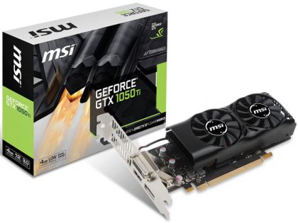 MSI GTX 1050 Ti 4GT LP NVIDIA GeForce GTX 1050 Ti 4Gb GDDR5 14 089