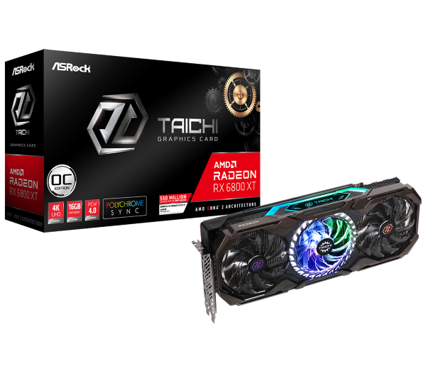 Видеокарта ASRock Radeon RX 6800 XT Taichi X 16G OC
