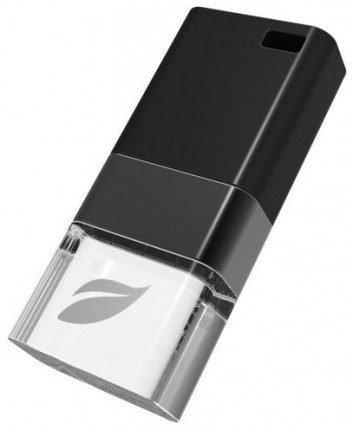 Флешка USB Leef ICE 32GB Black/ABS band черный/прозрачный