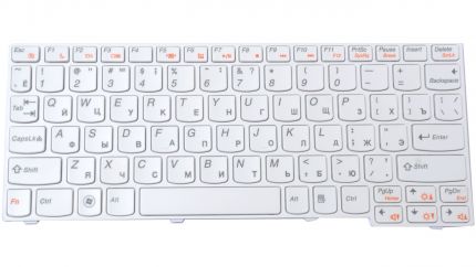 Клавиатура для ноутбука Lenovo IdeaPad S10-3 RU, White