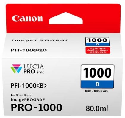 Картридж Canon PFI-1000 B Blue для PRO-1000 (80 мл)