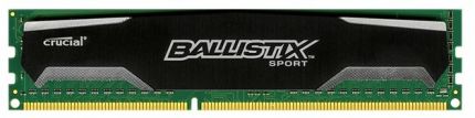 Модуль памяти DDR3 8Gb 1600MHz Crucial (BLS8G3D1609DS1S00CEU) RTL Ballistix Sport CL9