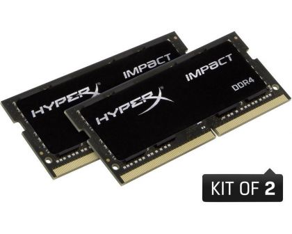 Модуль памяти Kingston 16GB 2133MHz DDR4 CL13 SODIMM (Kit of 2) HyperX Impact