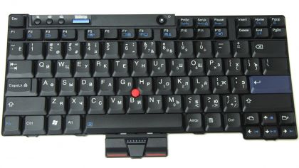 Клавиатура для ноутбука Lenovo ThinkPad X200 RU, Black
