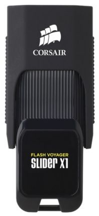 Флешка Corsair 256Gb Voyager Slider X1 CMFSL3X1-256GB USB3.0 черный