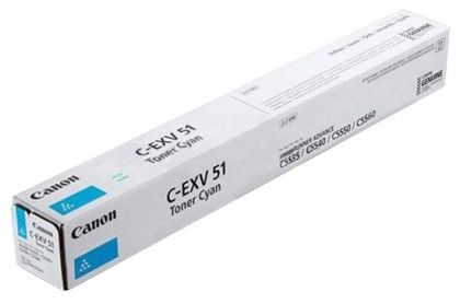 Тонер Canon C-EXV 51 Cyan для iR Advance C5535/C5535i/C5540i/C5550i (60000 стр)