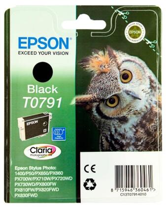 Картридж струйный Epson C13T07914010 черный для Epson Stylus Photo1500W,A3