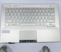 Клавиатура для ноутбука Sony VPC-SA (With Touch PAD, For Fingerprint) Backlit, US, Silver/ Silver key