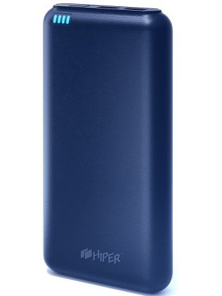 Мобильный аккумулятор Hiper SP20000 Li-Ion 20000mAh 2.1A+1A синий 2xUSB