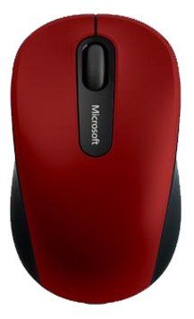 Мышь Microsoft Mobile 3600 красный/черный оптическая (1000dpi) беспроводная BT (2but)