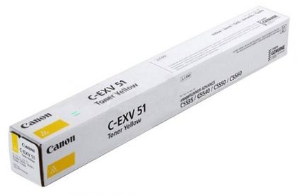 Тонер Canon C-EXV 51 Yellow для iR Advance C5535/C5535i/C5540i/C5550i (60000 стр)